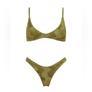 MAIA- MOSS TRIANGL BIKINI